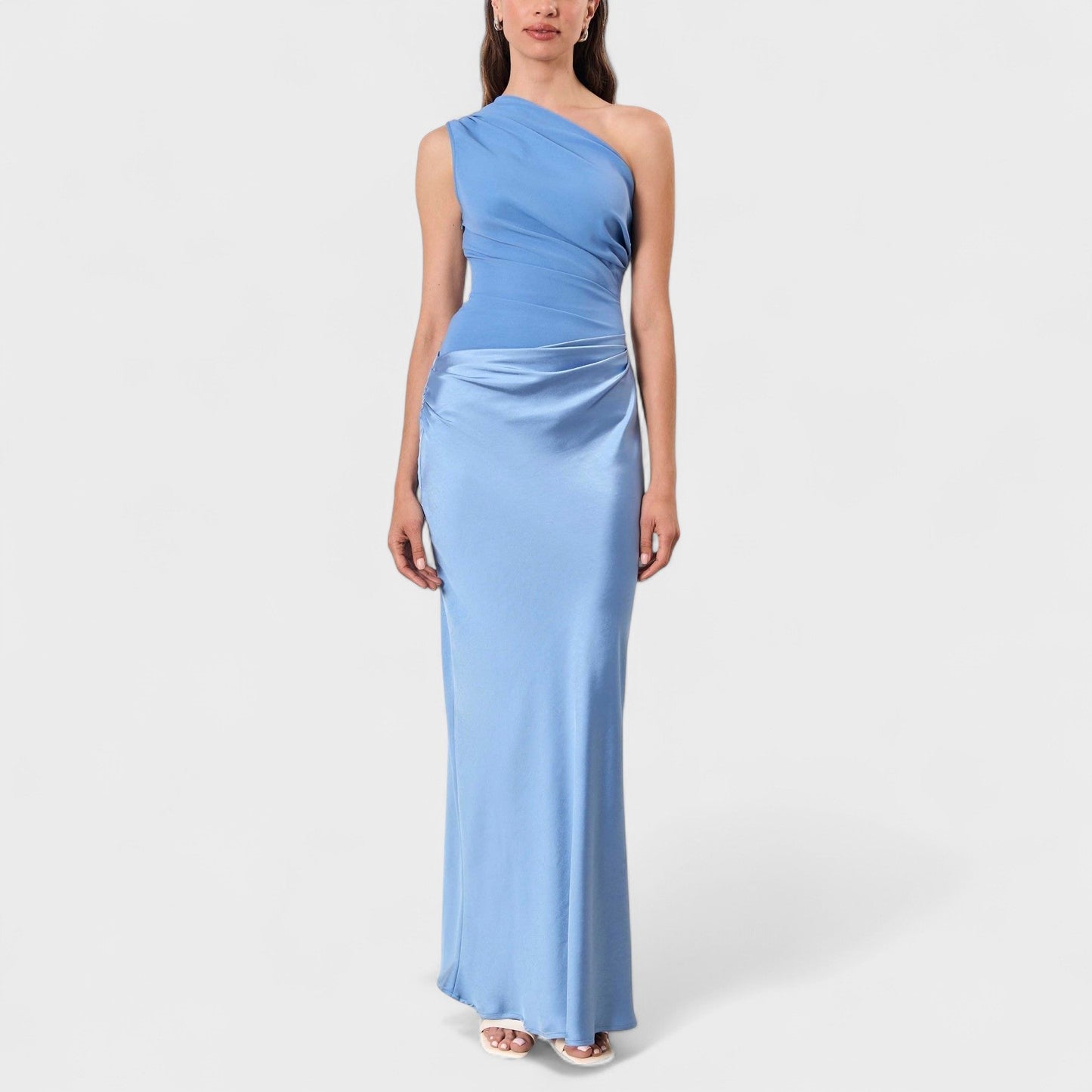 Leonor | Plissiertes langes Kleid