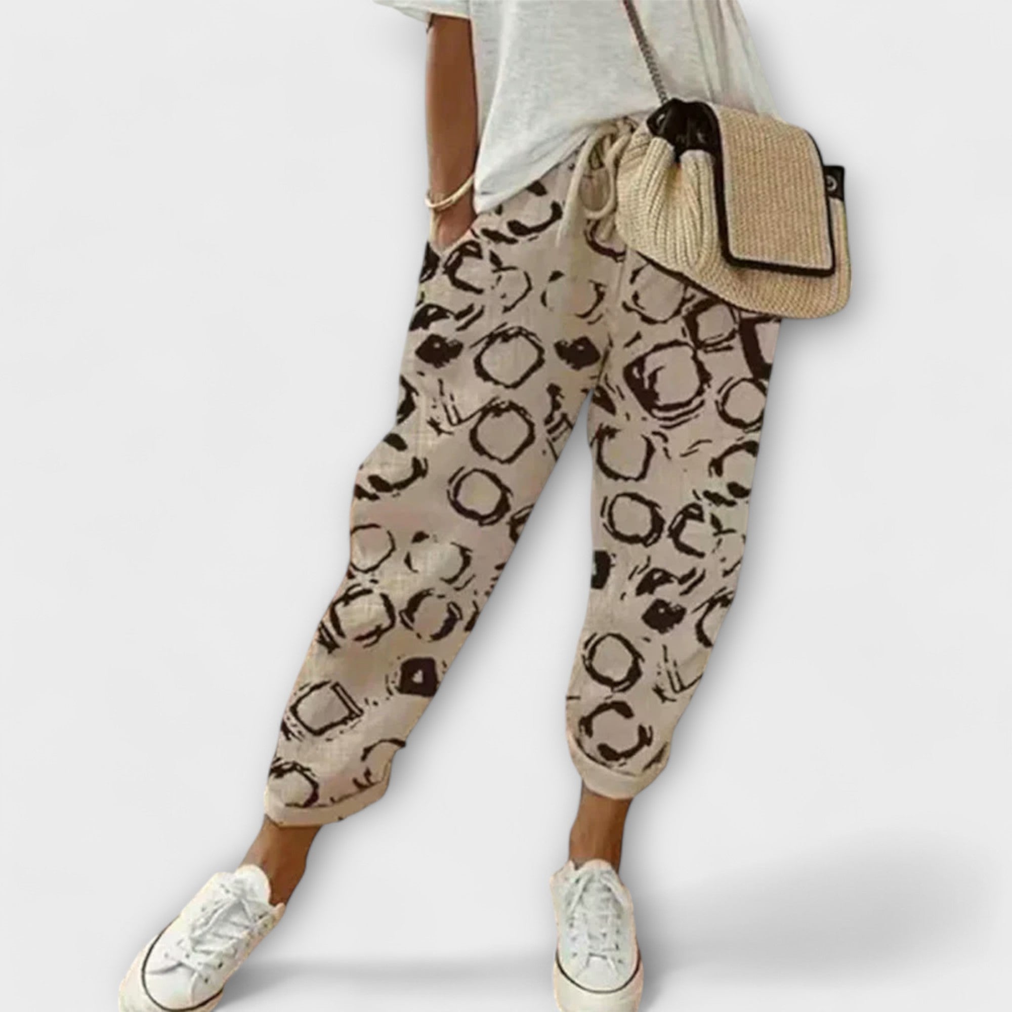 Margarida | Bequeme Hose aus Baumwolle und Leinen
