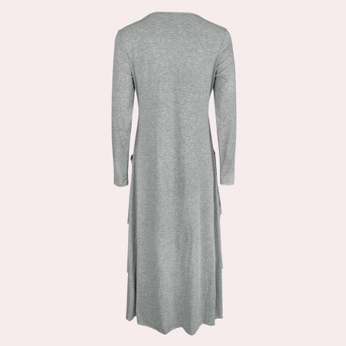 Beatriz | Elegantes langes Kleid mit Herzausschnitt