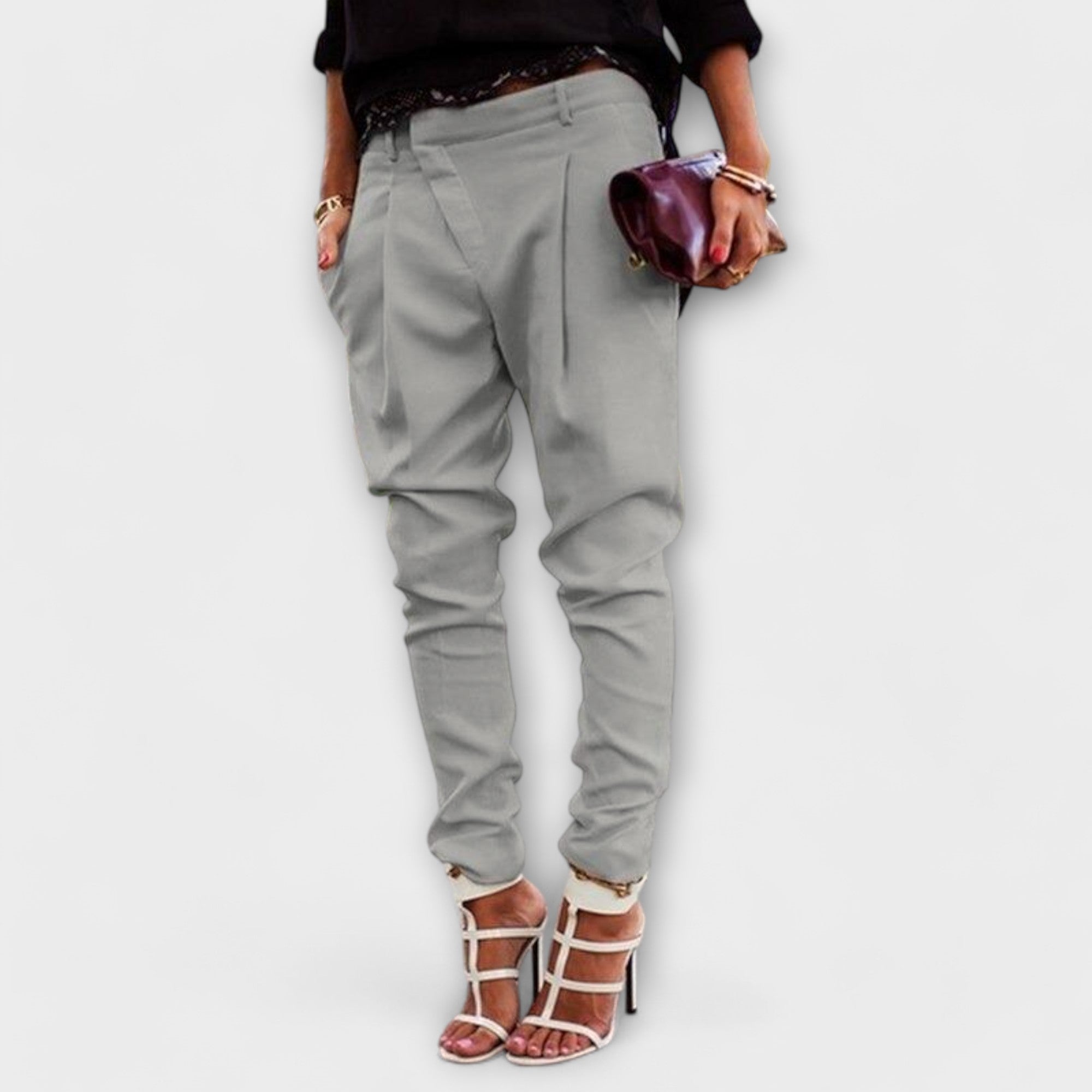Aline | Calça Elegante de Cintura Alta