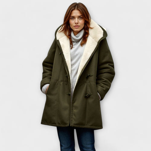 Beatriz | Kuschelige Jacke mit Kunstfellfutter